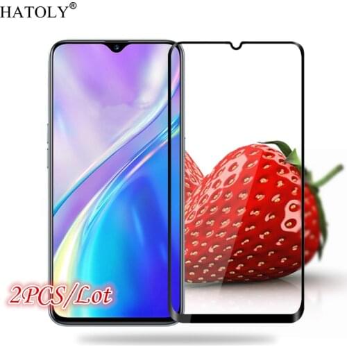 2PCS Realme XT Tempered Glass For Oppo Realme XT 730G Protective Glass Full Glue Cover Phone Screen Protector For Oppo Realme XT