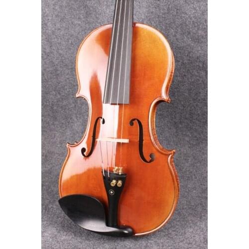 #002 Flame Maple Acoustic Violin 4/4 Powerful Sound Spruce Top Fine Hand made