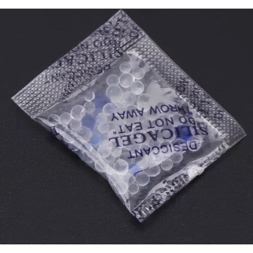 100 Packs 1g Silica Gel Desiccant Moisture Absorber Dehumidifier Drypack Non Toxic Dropshipping