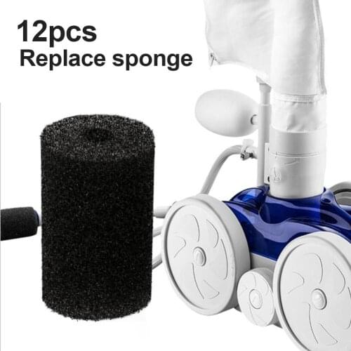 12Pcs Swimming Pool Cleaning Hose Tail Sponge Scrubbers Replacement Sponge for Polaris-Vac-Sweep Outdoor Hot Tubs & Accessories