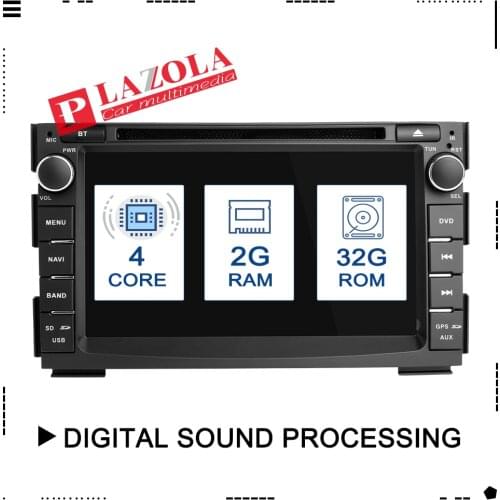 7" Android 9.0 Car DVD Multimedia Player GPS for KIA Sportage Sorrento Rio Picanto Ceed Carnival Magentis Optima Cerato DSP IPS