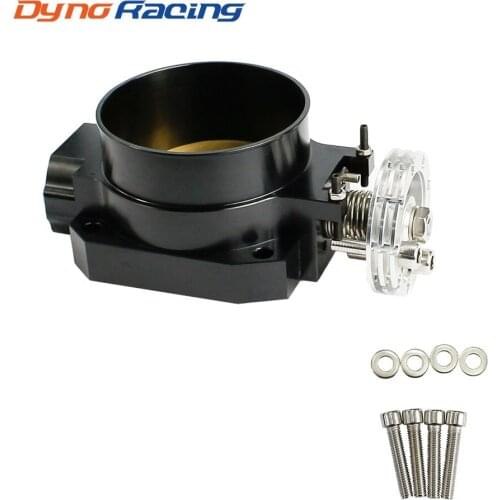 85MM Universal Throttle Body Intake For nissan RB25 fit racing intake manifold sliver/black YC100850
