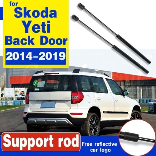 1Pair Rear Trunk Tail Lift Supports Gas Strut Rod Arm Shocks Strut Bars Damper For Skoda Yeti 2014-2019 2016 2017 2018