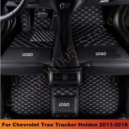 Car Floor Mats For Chevrolet Trax Tracker Holden 2013 2014 2015 2016 2017 2018 Custom Interior Leather Carpets Protector Covers