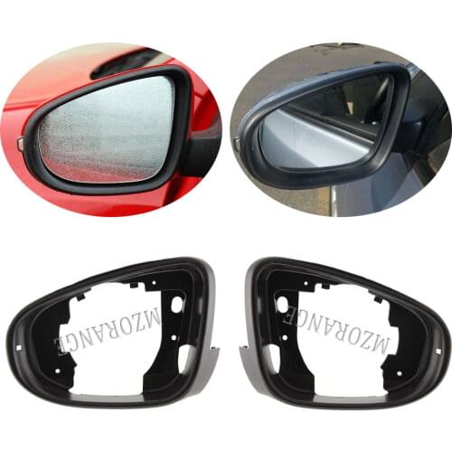 Side Mirror frame for VW for Golf 6 MK6 2009-2013 Mirror Holder Rearview Door Mirror Trim Cover Housing Replacement Trim Trims