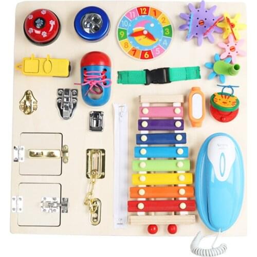 Childrens Montessori Teaching Aids Shoelaces Unlocking Early Education Toy