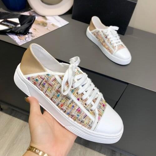 2021 Designer Women Shoes New Casual Flat Soft Ladies Loafers Zapatos De Mujer Fashion Comfortable Leisure Sneakers Trainers
