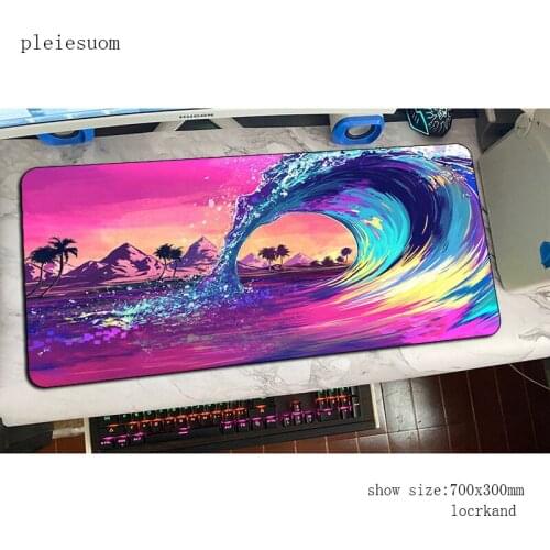 Retro Wave padmouse 80x30cm gaming mousepad game Mass pattern mouse pad gamer computer desk locrkand mat notbook mousemat pc