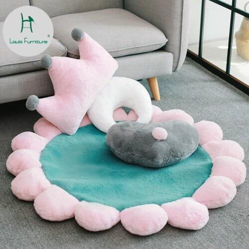 Louis Fashion Mattress Nordic Round Girls Heart Bedside Bedroom Bedside Home Window Decoration