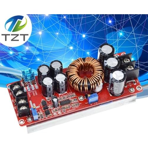 TZT 1200W 20A DC Converter Boost Step-up Power Supply Module IN 8-60V OUT 12-83V