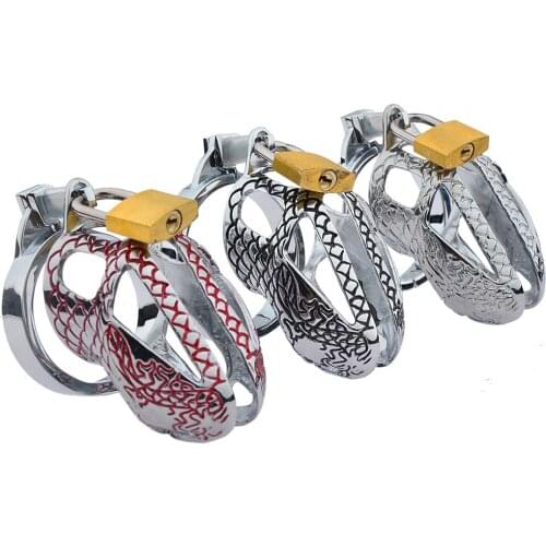 Male Penis Sleeve Lock Chastity Device Sex Toys for Men Metal Cock Cage Chastity Belt Cock Ring for the penis cockring for men