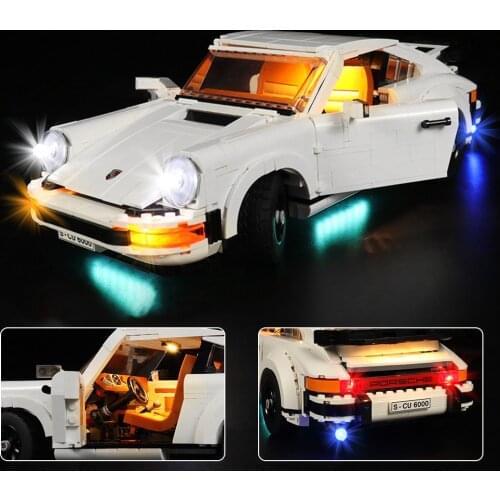 BrickBling Led Light Kit For 10295 Porsche 911 Collectible Model Car Toy ( No Building Blocks )