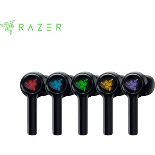 Razer 2nd Generation Hammerhead True Wireless Chrome RGB Earbuds Low Latency Gaming ANC Headset