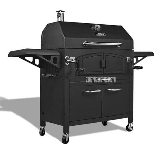New Arrival Outdoor Large Grill CF-E116005 Home Mobile Kitchen Villa Charcoal Grill Thicker Barbecue Pits For 10-20 People Hot