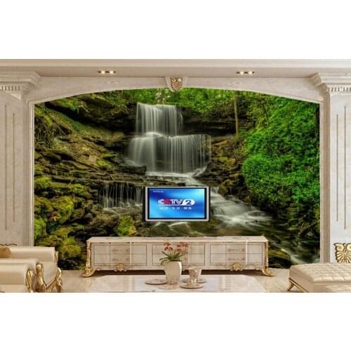 Waterfalls USA Stream waterfalls Nature wallpaper papel de parede,living room tv sofa wall bedroom 3d wallpaper large murals