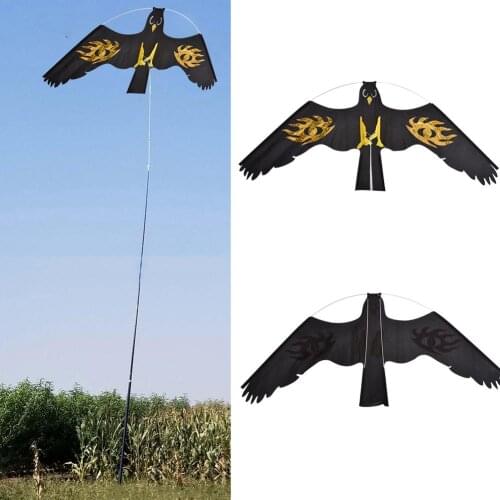 Bird Repelling Eagle Kite Bird Scarer Repeller Flying Kite Emulation Flying Drive Bird Kite for Garden Yard Farm Accessories