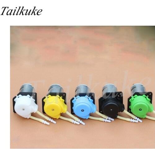 Dc peristaltic pump pumping pump laboratory metering pump small self-priming pump pumping material pump aquarium pump rubber 12V