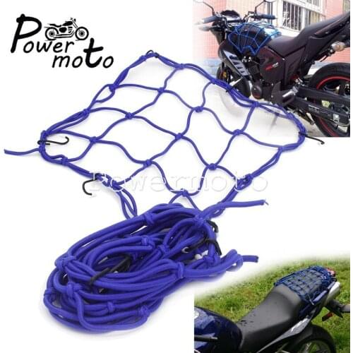 Helmet Cargo Mesh Net Motorcycle Luggage Hook Hold Bag Storage Net Universal Tank Cover Net