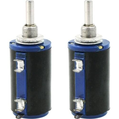 WXD3-13 2W 10K ohm Multi Turn Wirewound Potentiometers Pot 2 Pcs