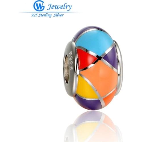 Sterling-Silver-Jewelry Diy Beads Charms Fits For Bracelet Silver 925 Original Natural Stone Beads AMLD007H20