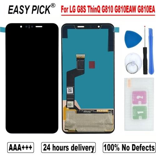 For LG G8S ThinQ G810 G810EAW G810EA LCD Display Touch Screen Digitizer Assembly Free Tools For LG G8S ThinQ Global Dual SIM