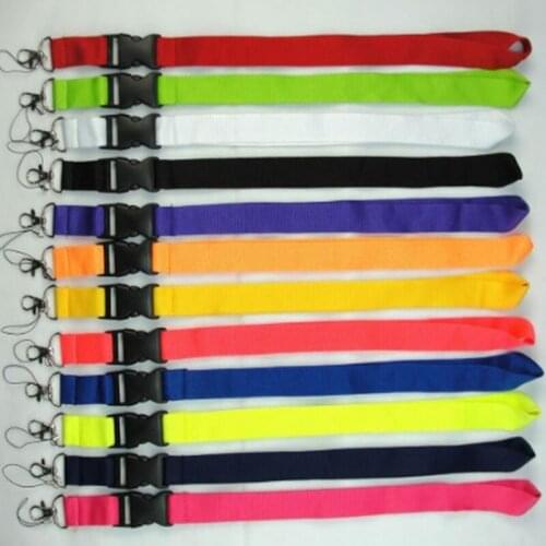 1000pcs Multi-color multi-purpose pure ribbon buckle long hanging rope card set hanging rope hanging neck mobile phone