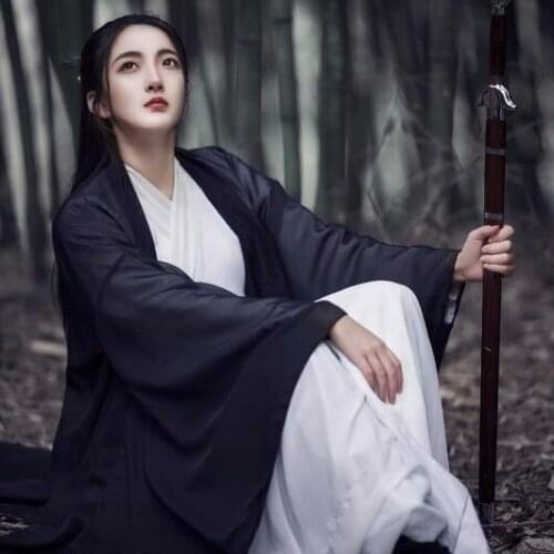 2021 Hanfu Coat Chinese Style Traditional Daily Hanfu Pure Han Tang Ancient Women Chiffon Cardigan Chinese Clothes for Women
