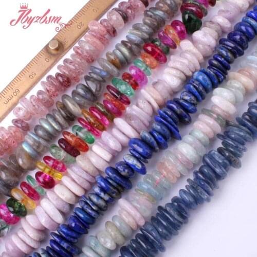 3x8-4x11mm Labradorite Kyanite Quartz Freeform Natural Stone Beads For DIY Necklace Bracelets Jewelry Making 15" Free Shipping