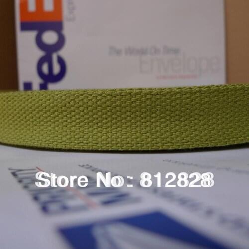 50 Yards 1'' Inch 25mm #41 Lime Color Belts Webbing Straps