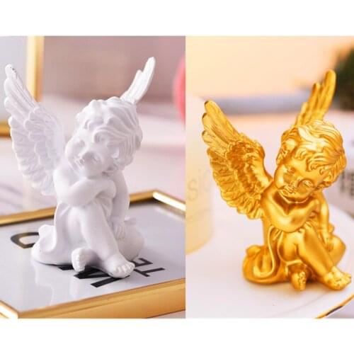 AMORETTO CUPID ANGEL ROMAN MYTHOLOGY FIGURES FULL-LENGTH PORTRAIT CRAFTWORK SCULPTURE HOME DECORATIONS G1451