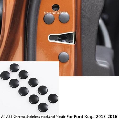 Car Anti Rust Water Proof Door Lock Keys Key Screw Cap Protection Buckle Frame 10pcs For Ford Kuga Escape 2013 2014 2015 2016