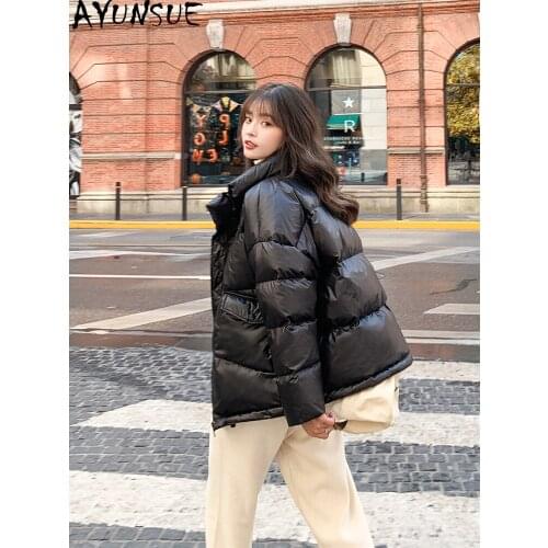 AYUNSUE 2020 Autumn Winter Duck Down Jacket Women Down Coats 90% White Duck Down Jackets Korean Light Parkas Mujeres Abrigos