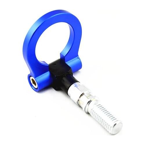 Free shipping High quality Japan Models Car Auto Trailer Hook Ring Eye Tow Towing Front Rear blue New Towing Bars