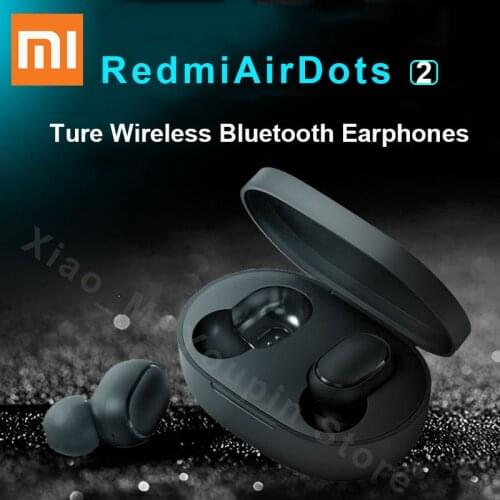 Xiaomi Redmi AirDots 2 True Bluetooth Wireless Earphone Bluetooth 5.0 with Charging Box 4.1g Fast Connection Handsfree headphone