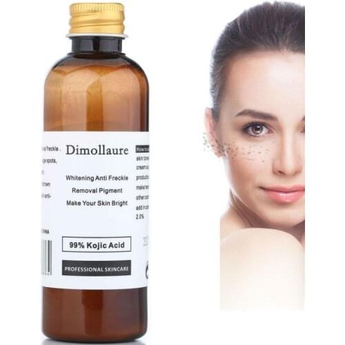 Dimollaure 100g Pure 99% Kojic Acid Scar Removal Freckle Melasma Acne Scar Pigment Melanin Sunburn Dimore Face Whitening Cream