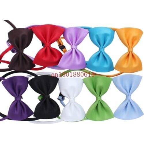 Fedex DHL Free Shipping Sugar color fashionable pet product pet bow tie pet accessories pet bowknot tie mix color ,200pcs/lot