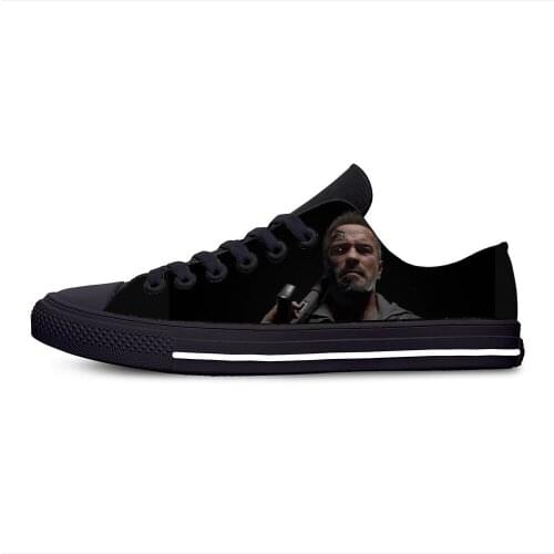 Hot Cool Fashion Low Top terminator t800 dark fate Sneakers Breathable Classic Canvas Shoes Man Woman High Quality Board Shoes