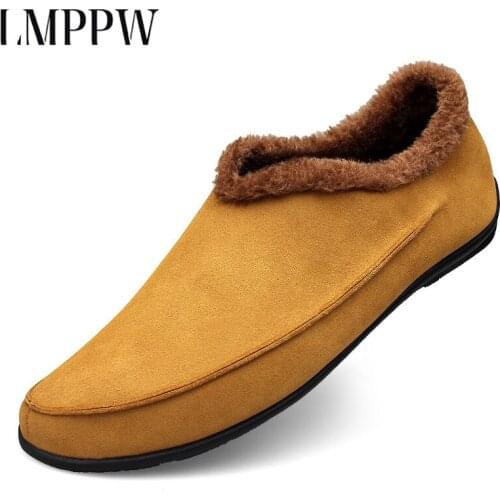 Mens Genuine Leather Casual Shoes Luxury Brand Winter New Fashion Men Loafers Adult Moccasins Male Flats Shoes Big Size 1.8a