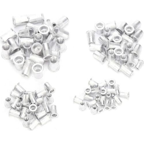 Stainless steel insert for hardware repair tools metric threaded inserts Blind Riveting Nuts Set Aluminum Rivet Nut