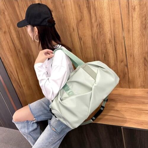 Sports Gym Bag Female Dry And Wet Separation Yoga Bag Male Luggage Bag Lightweight Large Capacity Short-Distance Travel Bag