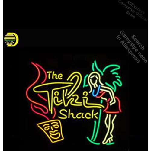 Tiki Shack Neon Sign Football GLASS Tube Handcraft Light Sign Neon Teaches Pacma coors light neon sign Bar Neon Light Sign Roshe