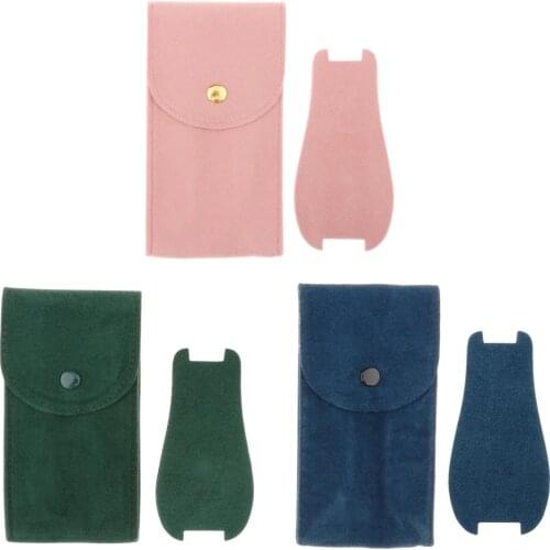 Universal 1 Slots Watch Storage Bag Nubuck Case for Watches Collect Boxes