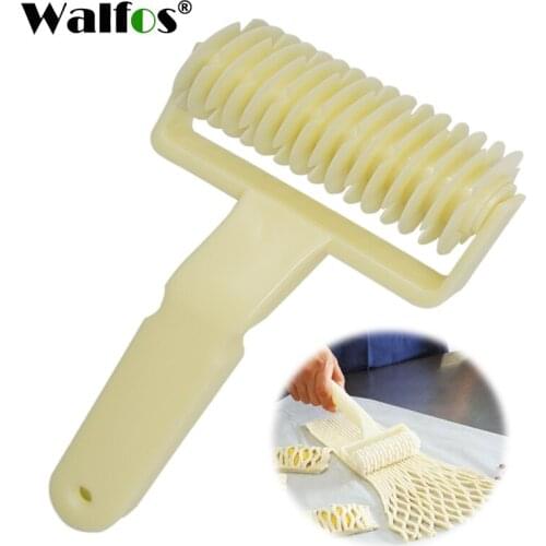 WALFOS Food Grade Netting Round Knife Dough Bread Pastry Biscuit Pizza Baking Cake Baking Process of Hob Lattice Baking Tools