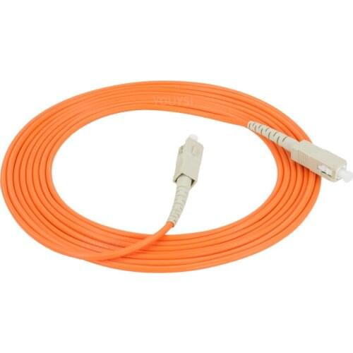 YOUYSI SC/UPC-SC/UPC Fiber Patch Cable SC-SC Multimode Fiber Jumper MM Simplex OM1/OM2 1m 2m 3m 5m 10m