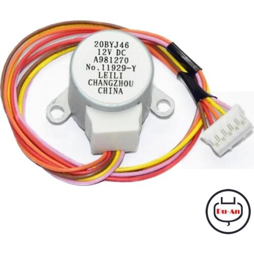 100% New Original 20BYJ46 12V DC Stepper Motor For Panasonic Air Conditioner Swing Leaf Synchronous Swing Wind Motor