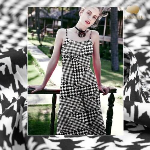 18mm digital inkjet silk crepe de chine fabric soft breathable shirt dress crepe fabric 100 silk fabric wholesale silk cloth