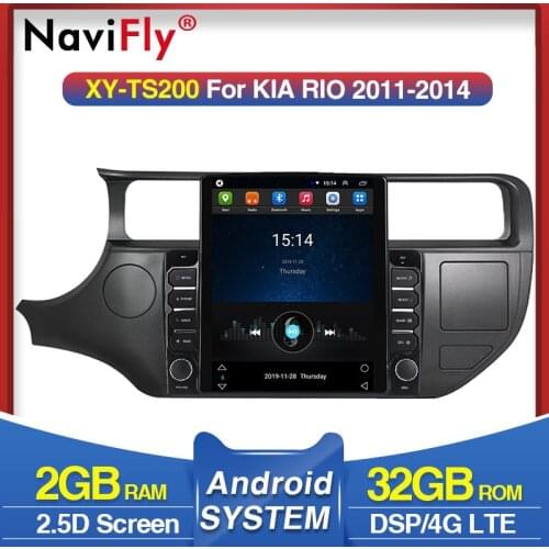 4G 9.7” Android Car Radio Audio For KIA K3 RIO 2011 2012 2013 2014 2015 Multimedia Video Player GPS Navigaion GPS Split Screen
