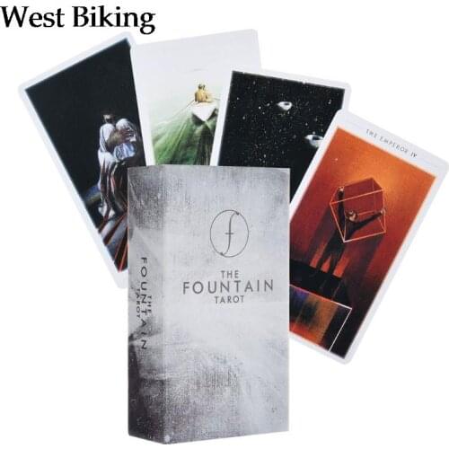A 79pcs The Fountain Tarot Illustrated Deck and Guidebook Family Party Board Game
