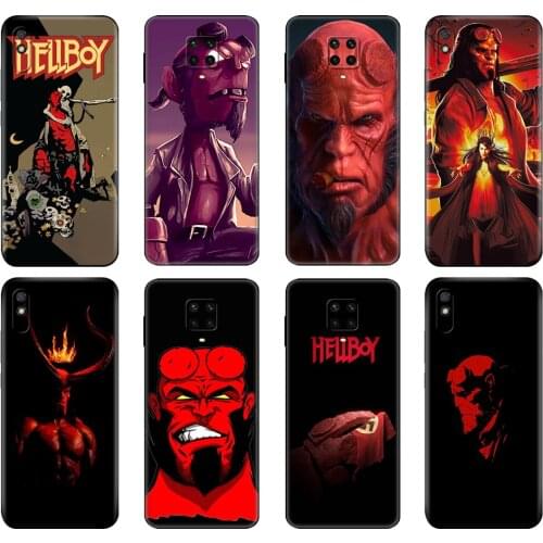 Black tpu Case For Xiaomi Redmi 7A 8 8A 9 9A 9C Case Redmi Note 8T 8 Pro T Note 9 9S 9 Pro Case Hellboy Rise