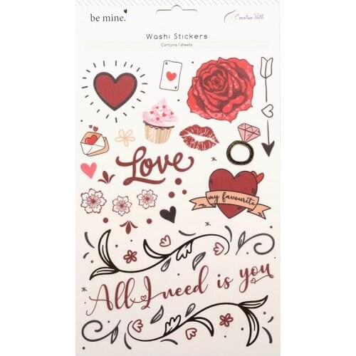 CRZCrafter Washi Stickers Self Adhesive Journaling Embellishments DIY Crafts Scrapbooking Cardmaking Decoration